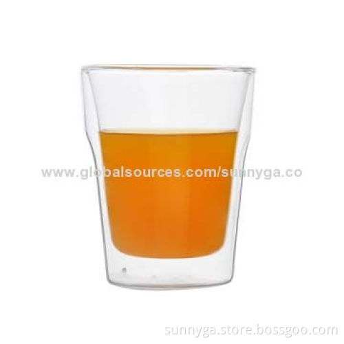 264mL Borosilicate Double Wall Glass Tumbler, 83mm Top DiameterNew